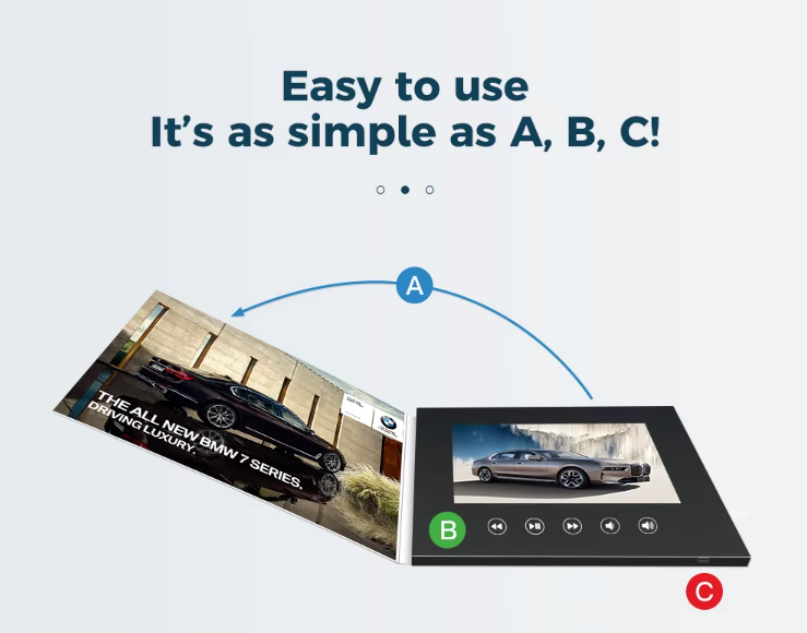 LCD 디스플레이 비디오 미리보기